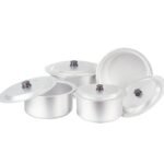 Casio Anodized Cooking Pot Set (9–12 Inch) – CNC 364