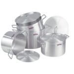 Casio Stock Pot 8 Pcs Cooking Set (45–60 cm) – CNC 372