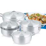 Casio Rice Pan 8 Piece Cooking Set (9–12 Inch)